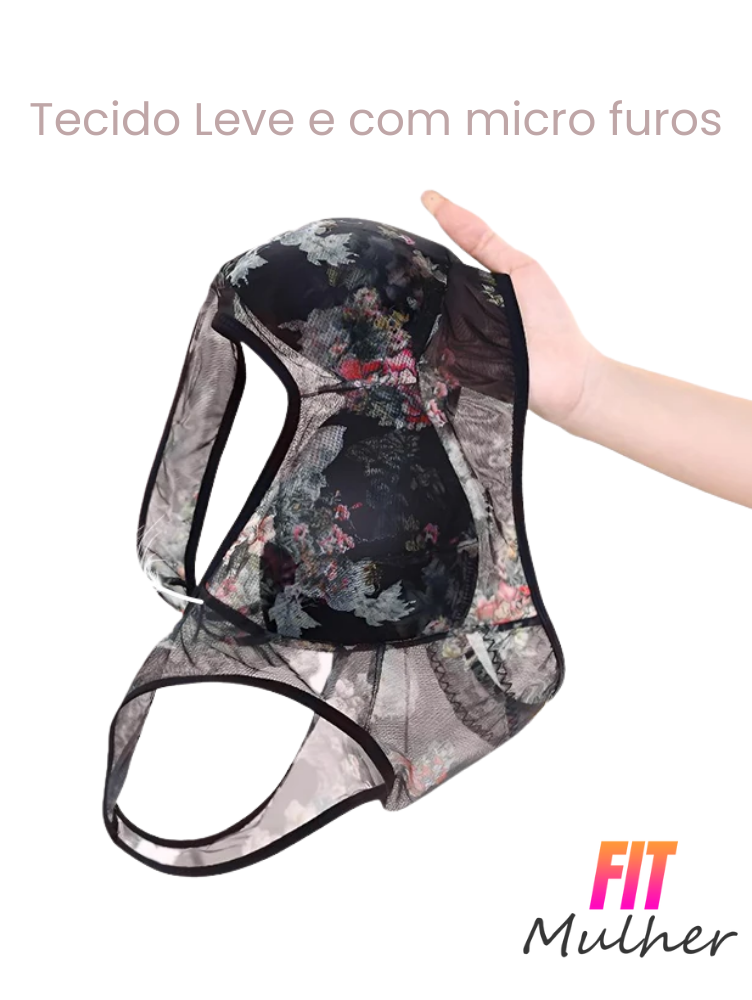 Compre 2 Leve 4: Sutiã Floral Telado