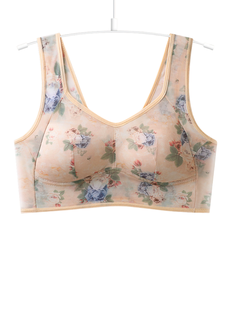 Compre 2 Leve 4: Sutiã Floral Telado