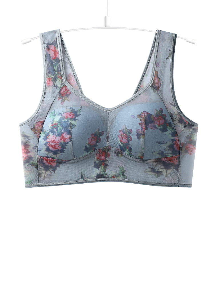 Compre 2 Leve 4: Sutiã Floral Telado
