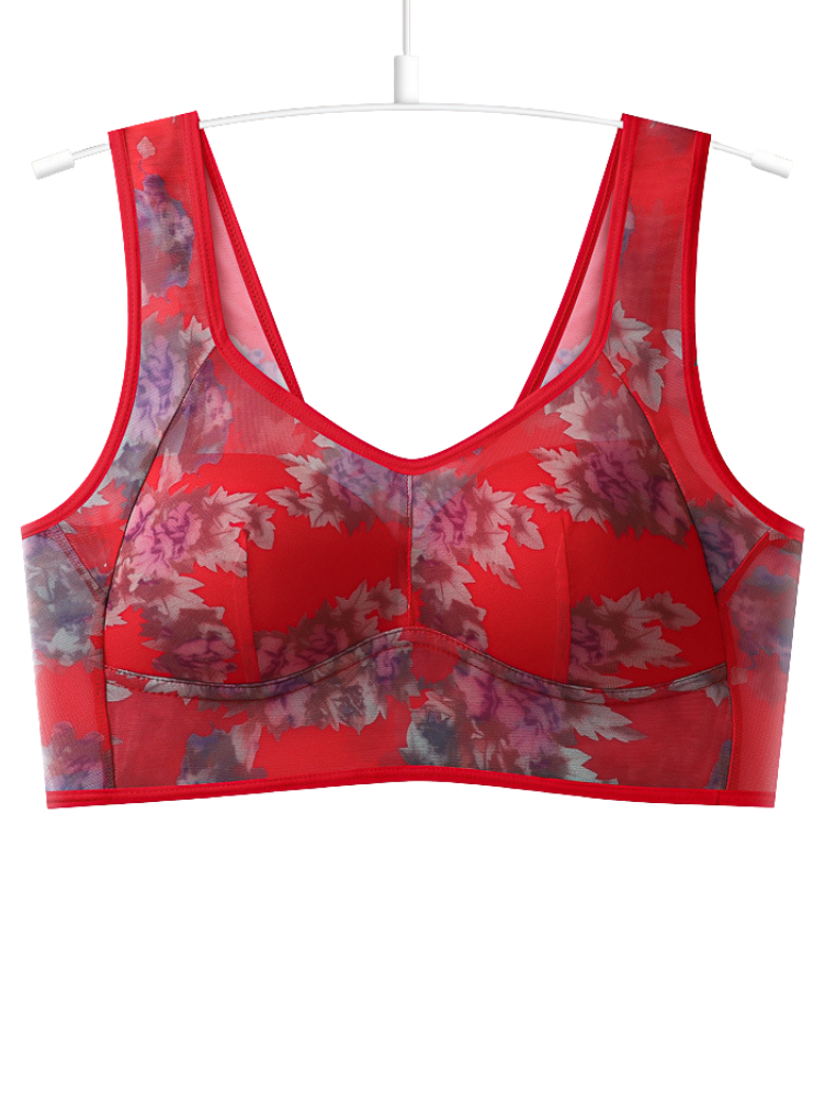 Compre 2 Leve 4: Sutiã Floral Telado