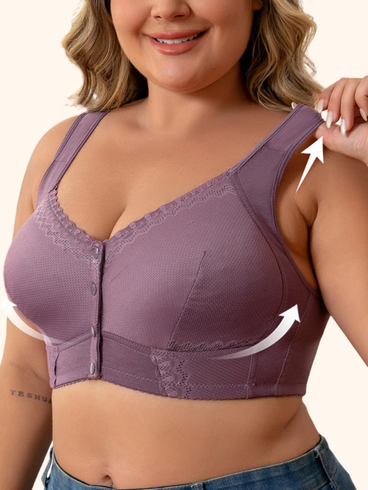 Compre 1 Leve 2: Sutiã Rendado Fechamento Frontal