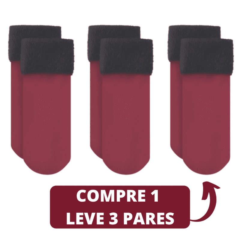 Meia Térmica Aveludada Ultraconfort | COMPRE 1 LEVE 3 🎁