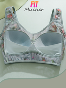 Compre 2 Leve 4: Sutiã Floral Telado