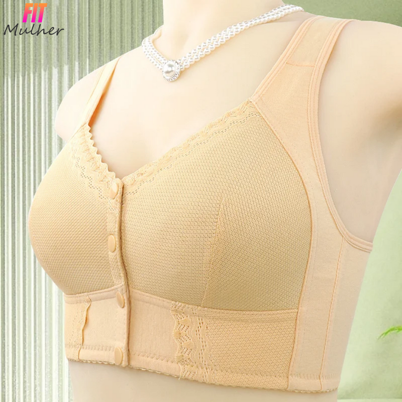 Compre 1 Leve 2: Sutiã Rendado Fechamento Frontal