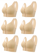 Kit com 6 unidades Sutiã Rendado Fechamento Frontal