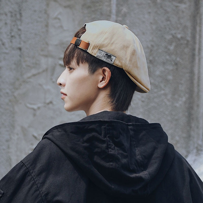 Boina Masculina Clássica em Algodão e Linho