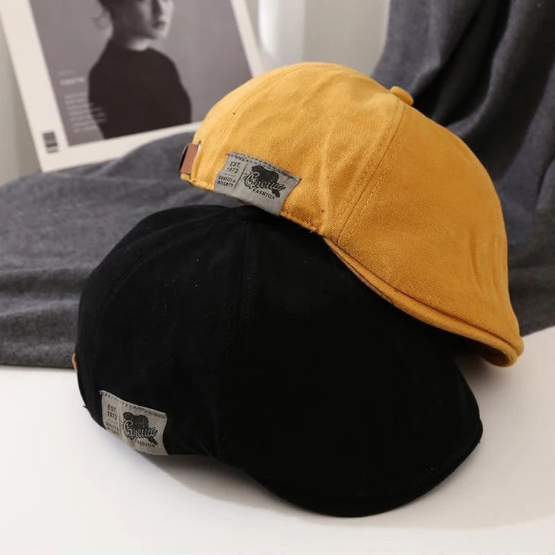 Boina Masculina Clássica em Algodão e Linho