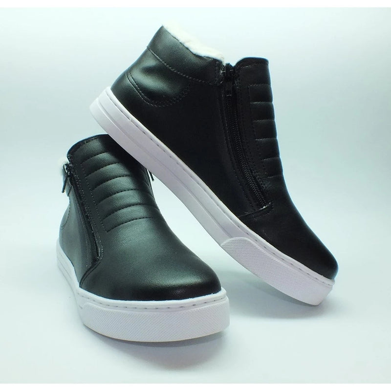 Bota Coturno Feminino com Forro de Lã para Inverno