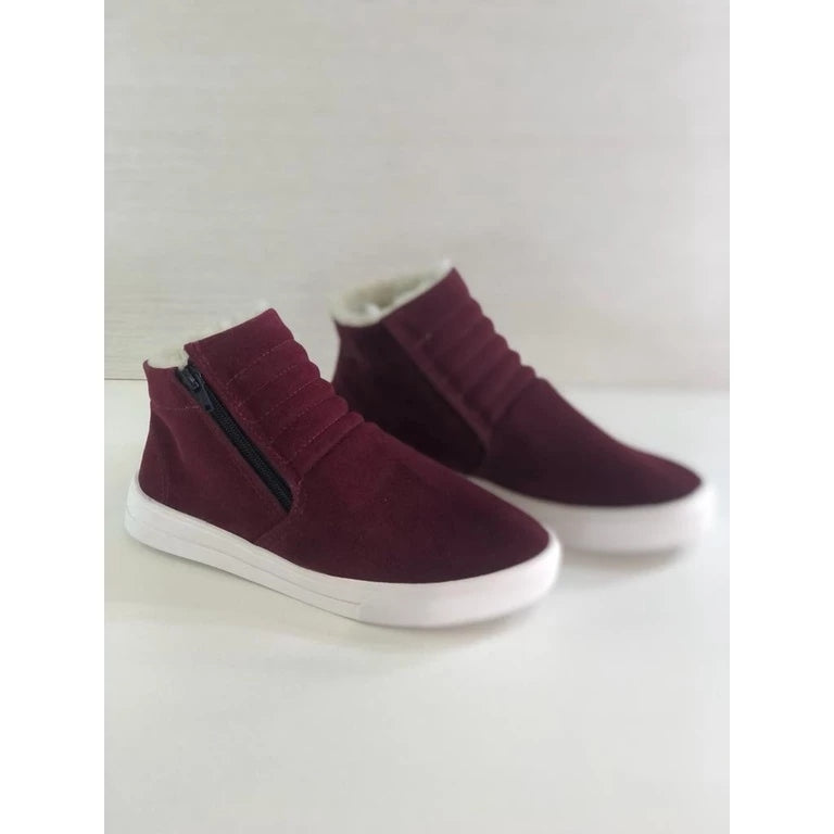 Bota Feminina de Inverno com Interior Peluciado