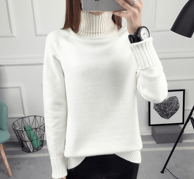 [COMPRE 1 LEVE 2] Suéter Feminino com Gola Alta | Soft Warmth