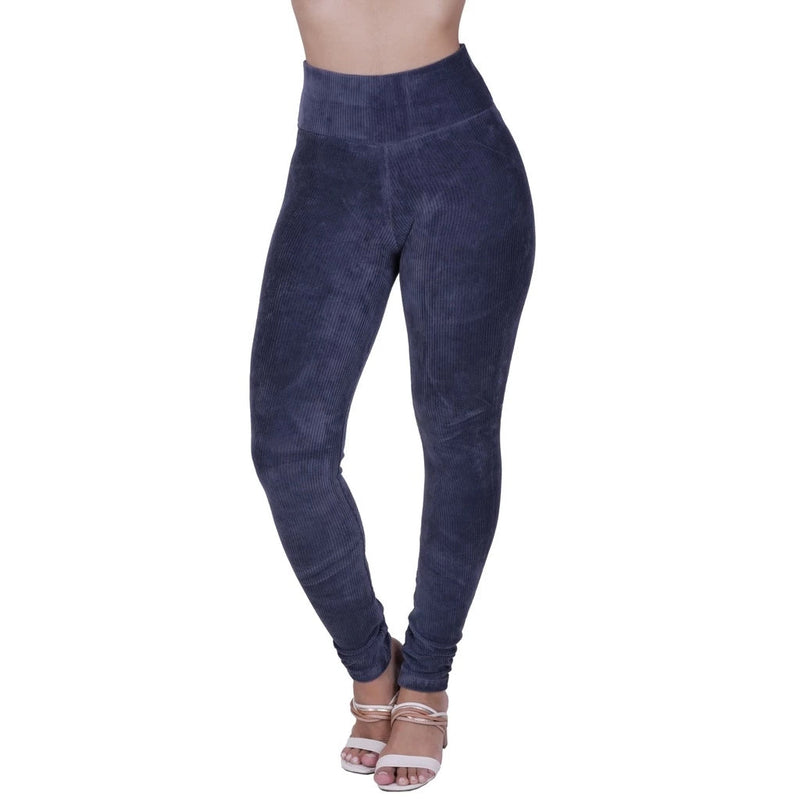 Calça Legging Feminina Flanelada de Veludo de Inverno