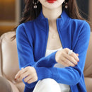 Cardigã Feminino de Inverno Com Ziper | WarmZip