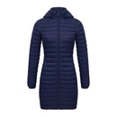 Casaco Feminino de Inverno Acolchoado de Algodão