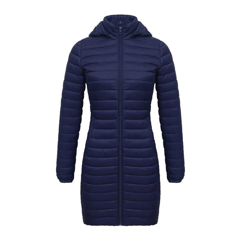 Casaco Feminino de Inverno Acolchoado de Algodão