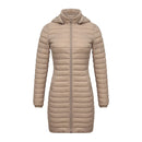 Casaco Feminino de Inverno Acolchoado de Algodão