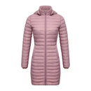 Casaco Feminino de Inverno Acolchoado de Algodão