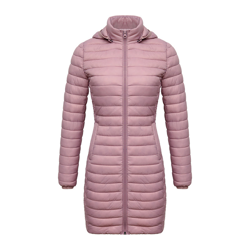 Casaco Feminino de Inverno Acolchoado de Algodão