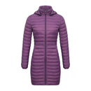 Casaco Feminino de Inverno Acolchoado de Algodão