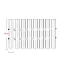 Conjunto Vaso de Tubo Ajustável de Vidro Transparente | GlassGlow