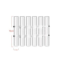 Conjunto Vaso de Tubo Ajustável de Vidro Transparente | GlassGlow