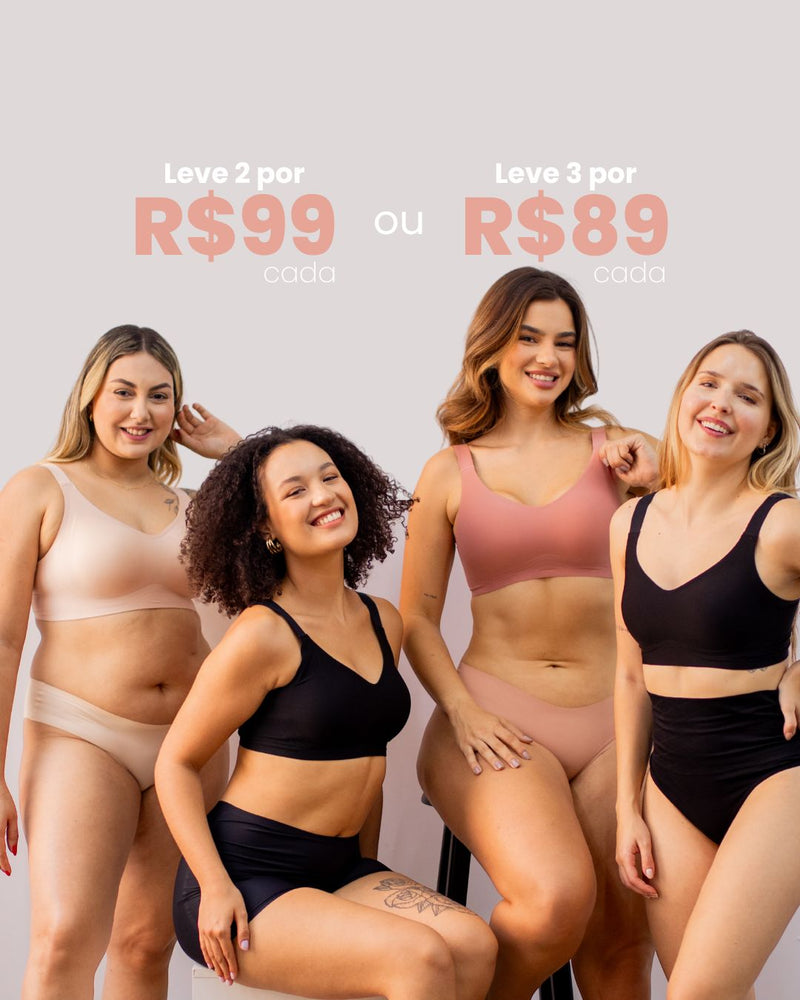 Sutiã Premium Reforçado de Alta Sustentação e Conforto