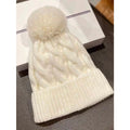 Gorro Feminino Grosso de Inverno com Pompom