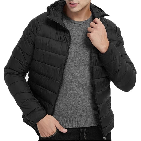 Jaqueta Masculina Puffer Corta Vento de Inverno
