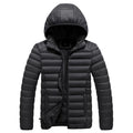 Jaqueta Masculina de Inverno Corta Vento Acolchoada