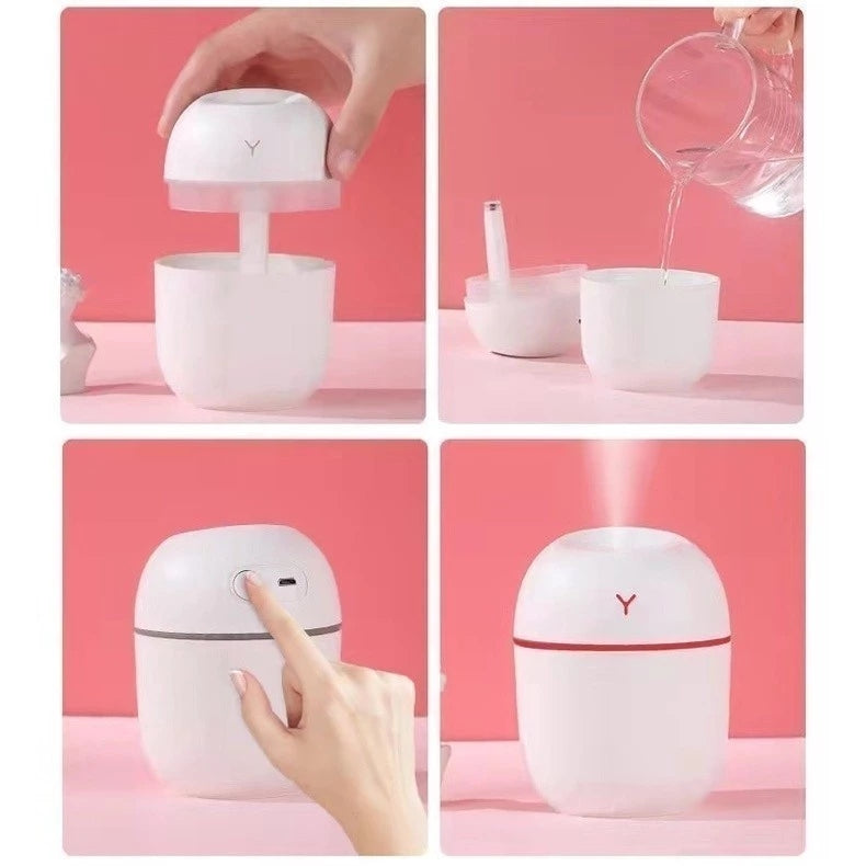 Kit 2 Atomizadores Umidificadores de Ar Recarregável USB