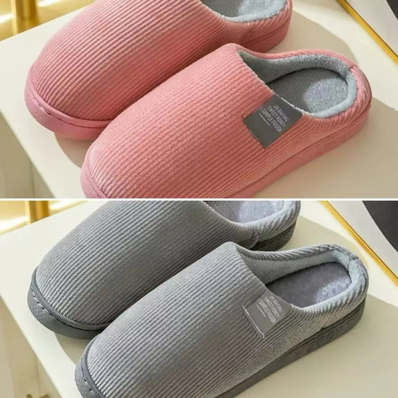 Kit 2 Pantufas de Inverno Antiderrapante para Casais