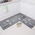 Kit 2 Tapetes de Cozinha Resistentes a Manchas Antiderrapantes