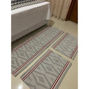 Kit 3 Tapetes Decorativos de Algodão com Toque Macio