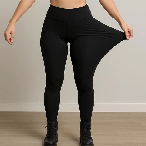 Kit Calça Legging Feminina Térmica Flanelada Grossa Modeladora