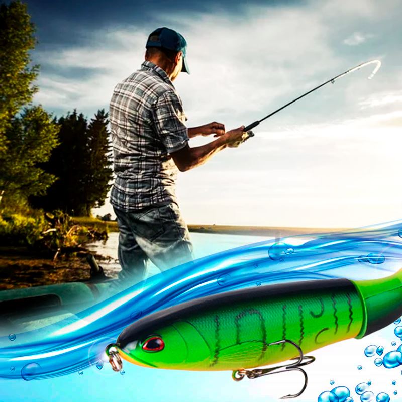 Iscas Artificiais Giratória para Pesca Kit Completo | Compre 6 Leve 8