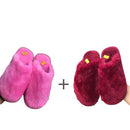 Kit com 2 Pantufas Unissex de Pelúcia Antiderrapante