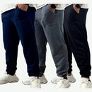 Kit com 3 Calças Masculinas de Moletom de Inverno