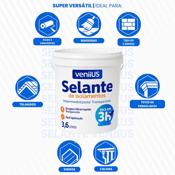 Kits de Selantes Impermeabilizantes de Infiltrações e Vazamentos Veniius
