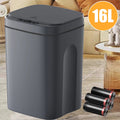 Lixeira Automática 12L/16L com Sensor Inteligente e Recarga USB