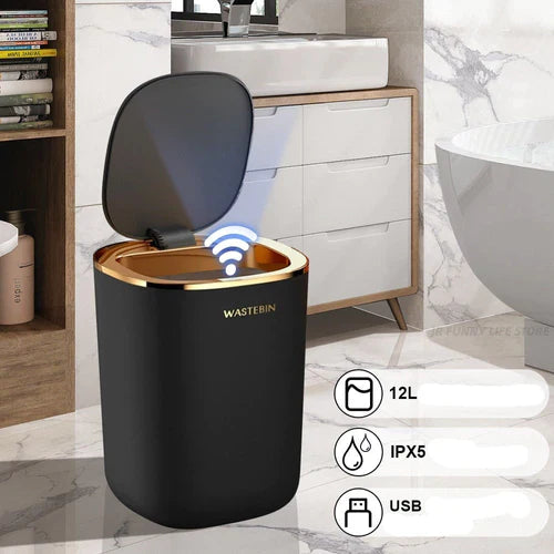 Lixeira Inteligente com Sensor Automática | SmartWave