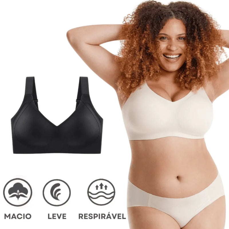 Sutiã Modelador Lux Comfort Sem Costura - [Compre 1 Leve 2] + Brindes Exclusivos