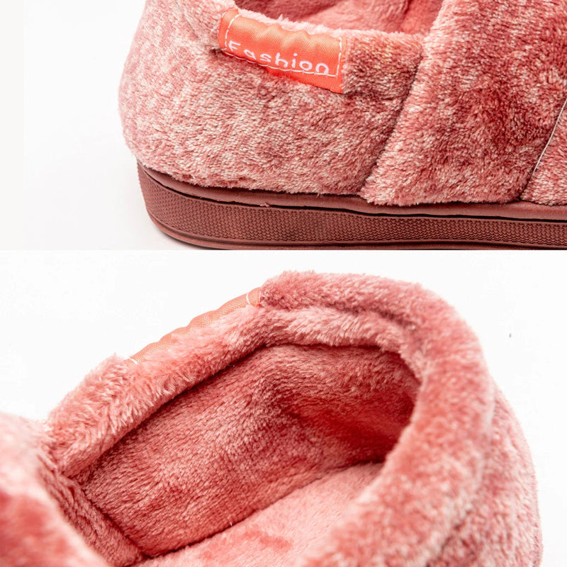 Pantufa de Pelúcia Feminina Antiderrapante