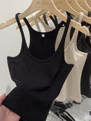 Regata Feminina Básica de Malha Canelada