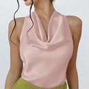 Regata Feminina Frente Única de Cetim