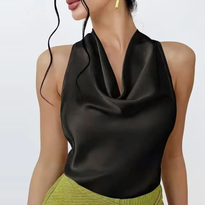 Regata Feminina Frente Única de Cetim