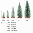 Mini Árvore De Natal Com Bases De Madeira Para Festa De Natal