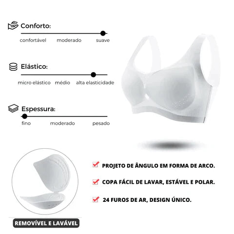 Sutiã Fino sem Costura Confortável - Nicole