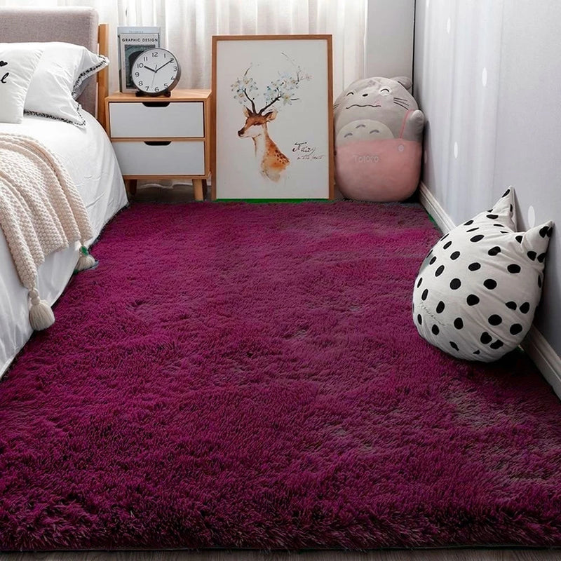 Tapete Decorativo para Sala Felpudo Macio