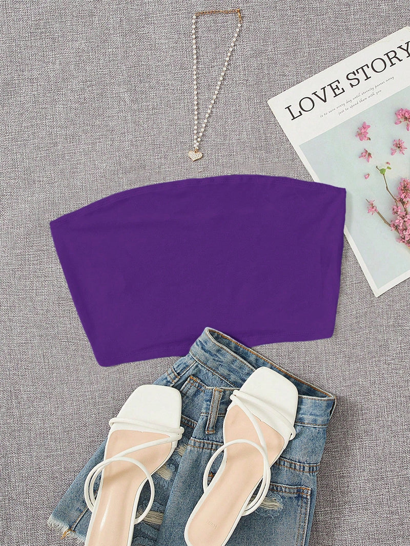 Top Feminino Tomara que Caia de Seda Gelo