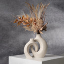 Vaso Duplo de Cerâmica Moderno para Decoração | ChicHome