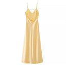 Vestido Feminino Elegante de Verão com Decote V